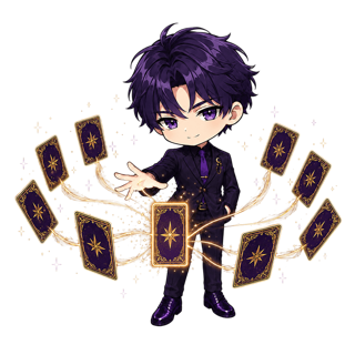 タロット鑑定のイラスト